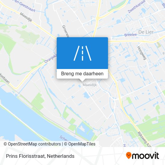 Prins Florisstraat kaart