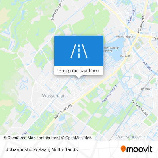 Johanneshoevelaan kaart