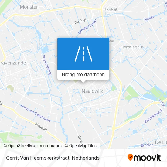 Gerrit Van Heemskerkstraat kaart