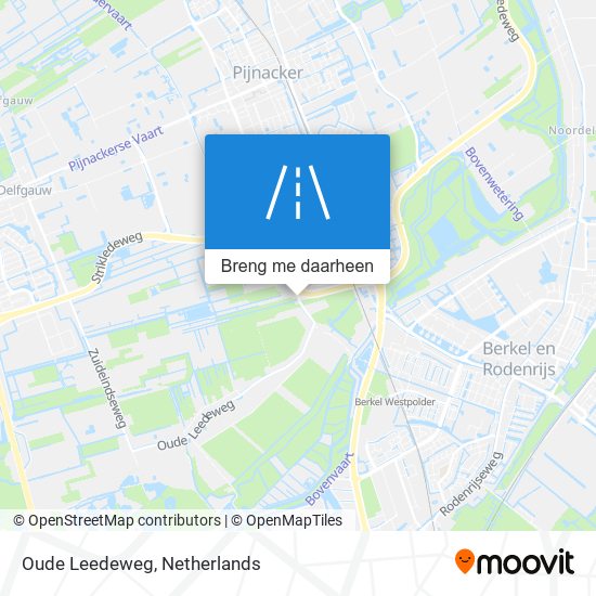 Oude Leedeweg kaart