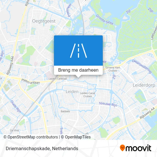 Driemanschapskade kaart