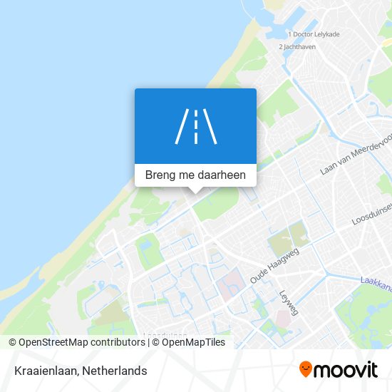 Kraaienlaan kaart