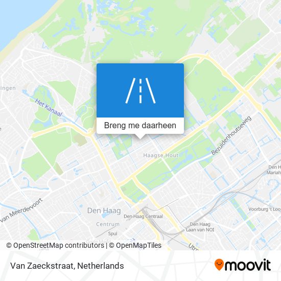 Van Zaeckstraat kaart