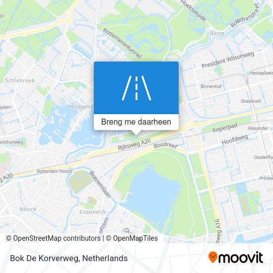 Bok De Korverweg kaart
