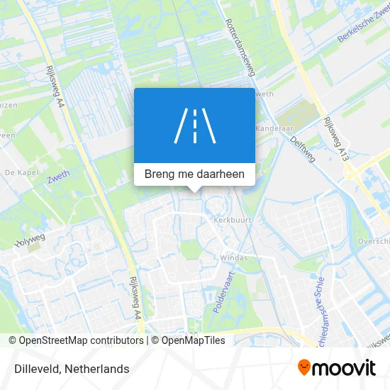 Dilleveld kaart