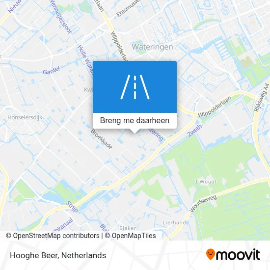 Hooghe Beer kaart