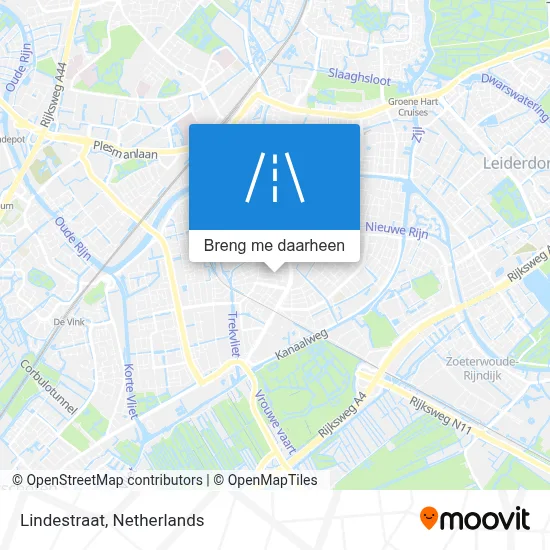 Lindestraat kaart