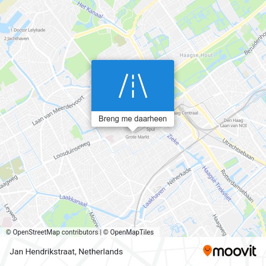 Jan Hendrikstraat kaart