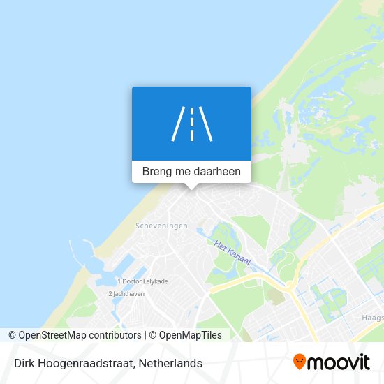 Dirk Hoogenraadstraat kaart