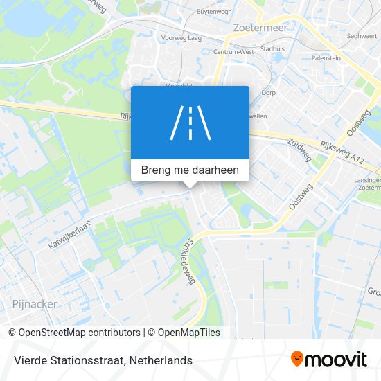 Vierde Stationsstraat kaart
