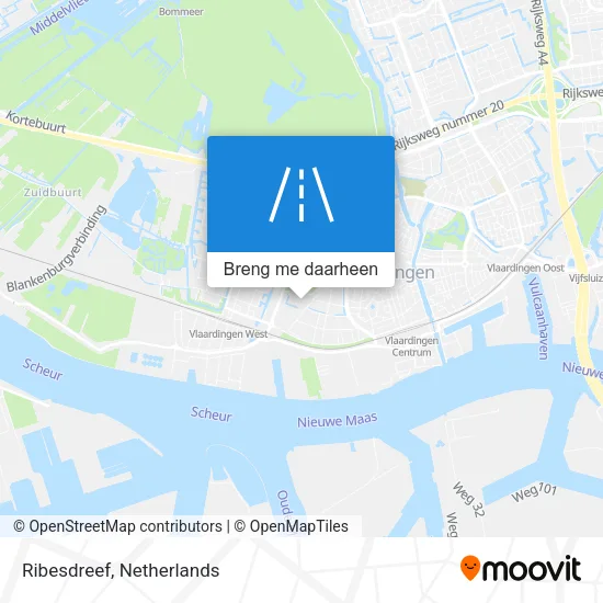 Ribesdreef kaart