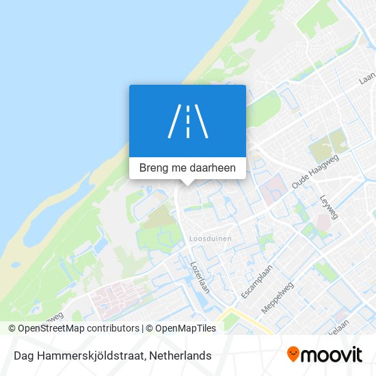 Dag Hammerskjöldstraat kaart