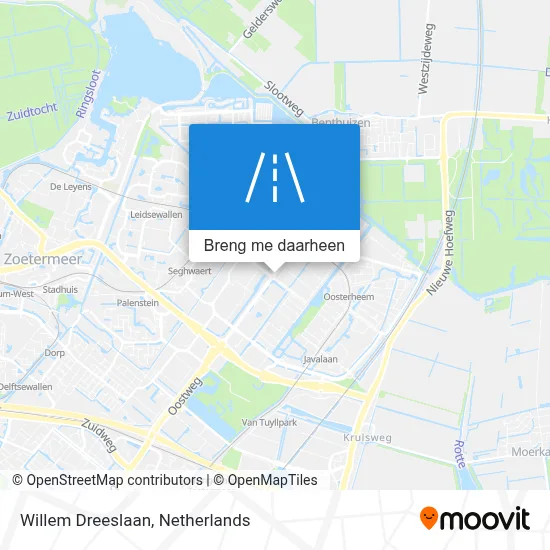 Willem Dreeslaan kaart