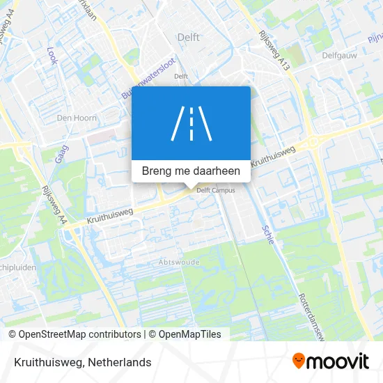 Kruithuisweg kaart