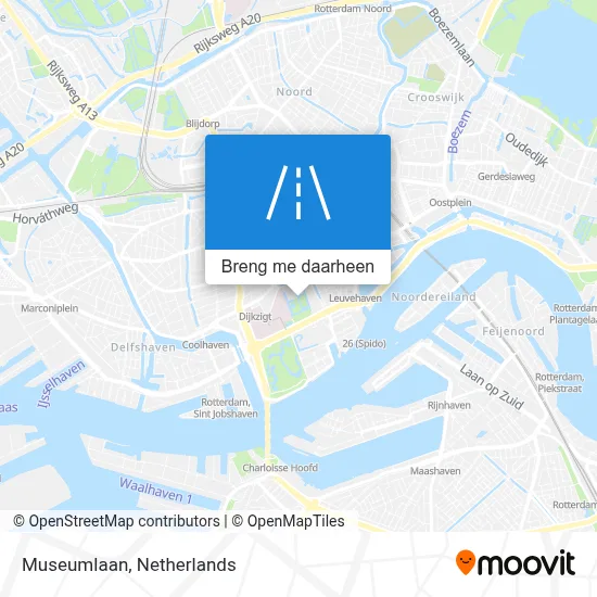Museumlaan kaart