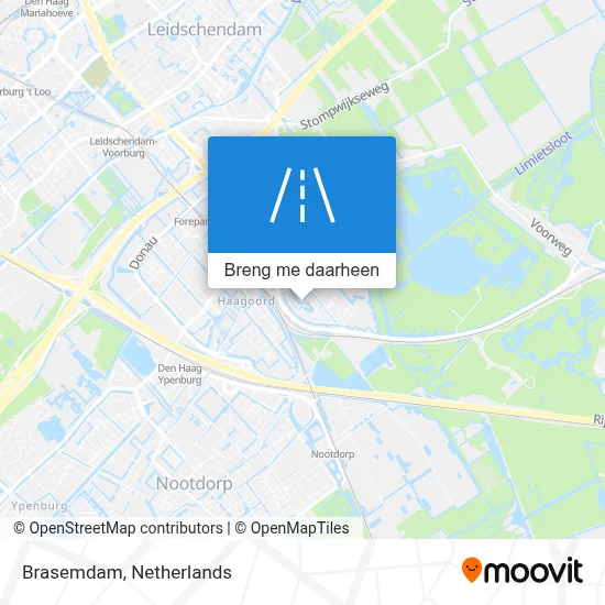 Brasemdam kaart