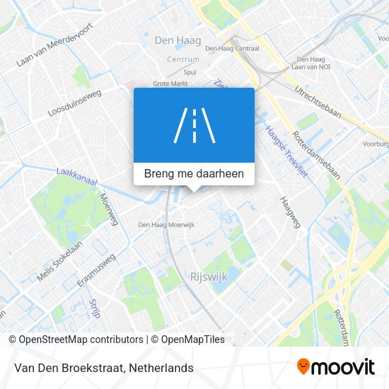 Van Den Broekstraat kaart