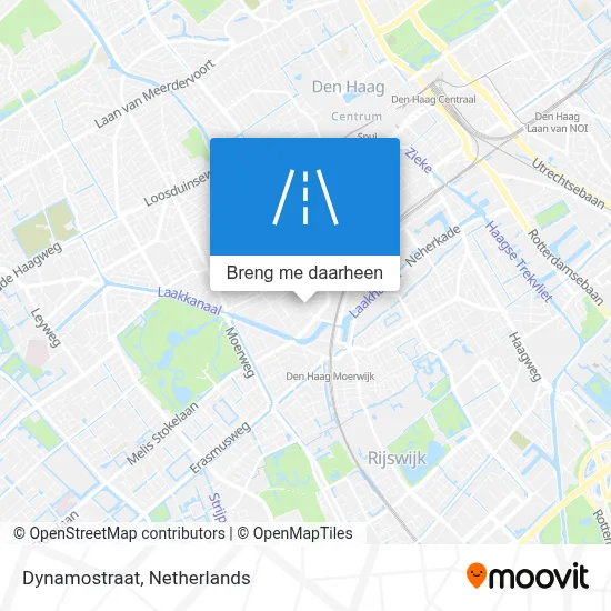 Dynamostraat kaart