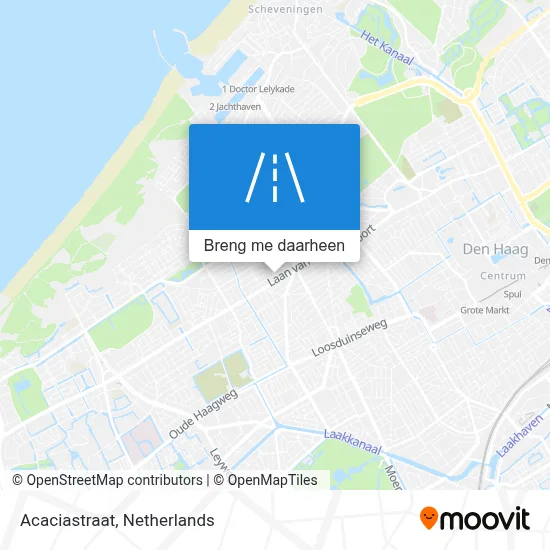 Acaciastraat kaart