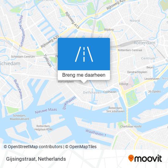 Gijsingstraat kaart