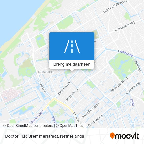Doctor H.P. Bremmerstraat kaart