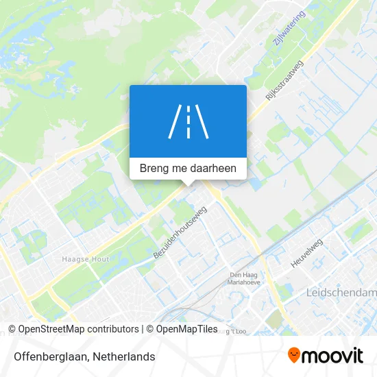 Offenberglaan kaart