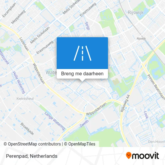 Perenpad kaart