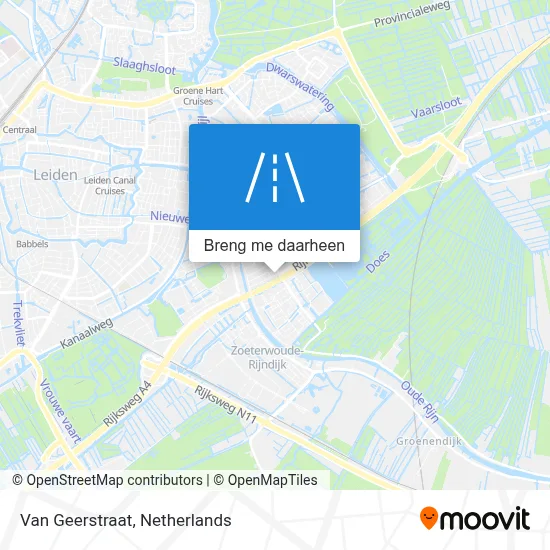 Van Geerstraat kaart