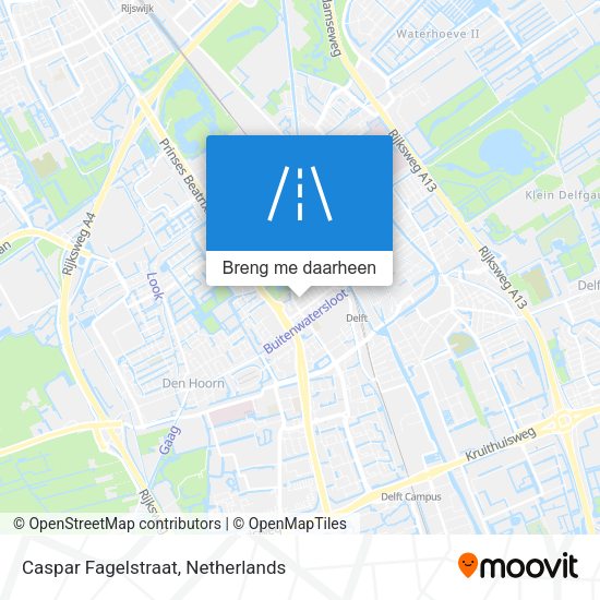 Caspar Fagelstraat kaart