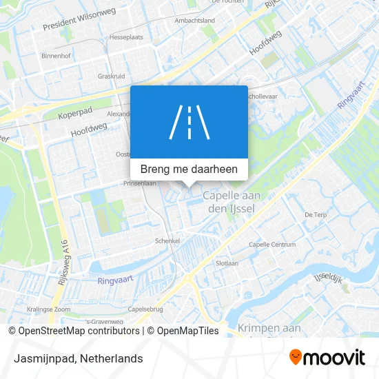 Jasmijnpad kaart