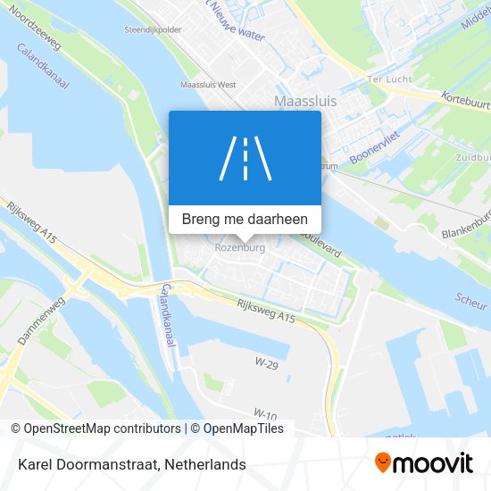 Karel Doormanstraat kaart