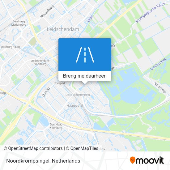 Noordkrompsingel kaart