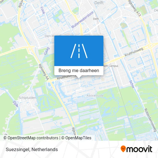 Suezsingel kaart