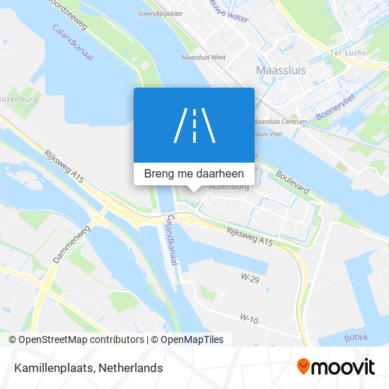 Kamillenplaats kaart