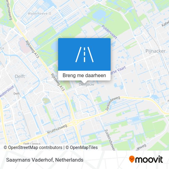 Saaymans Vaderhof kaart