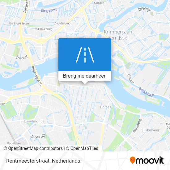 Rentmeesterstraat kaart