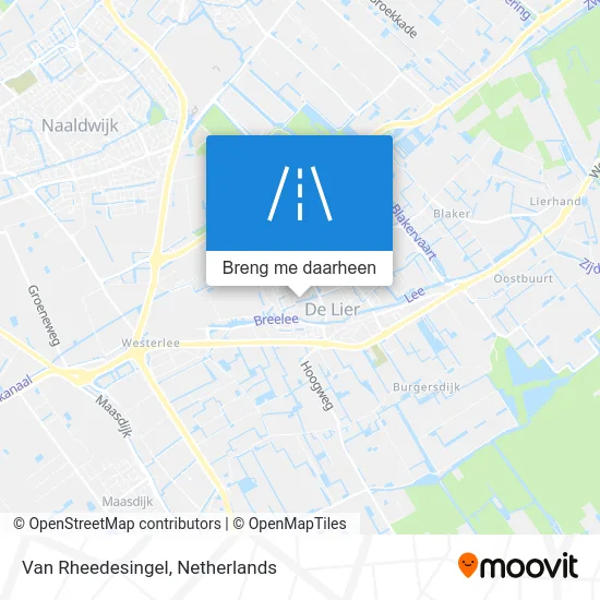 Van Rheedesingel kaart