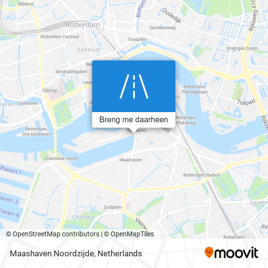 Maashaven Noordzijde kaart
