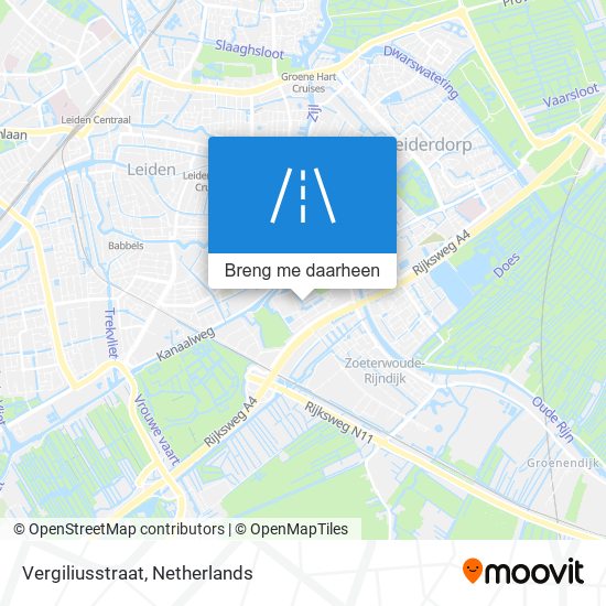 Vergiliusstraat kaart