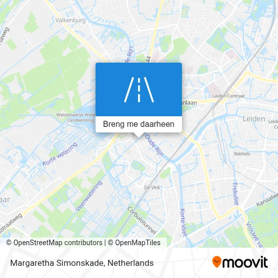 Margaretha Simonskade kaart
