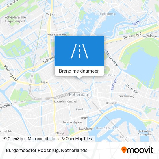 Burgemeester Roosbrug kaart