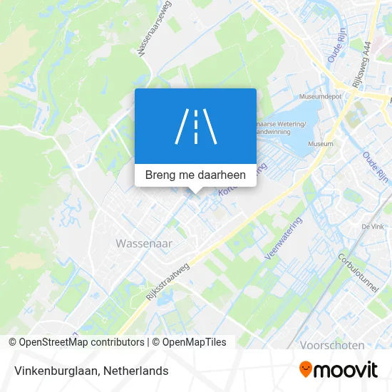 Vinkenburglaan kaart