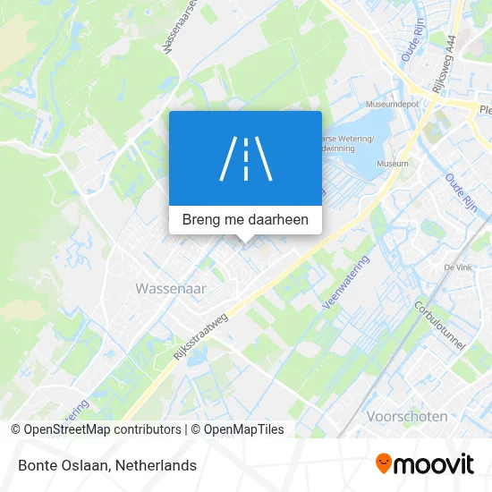 Bonte Oslaan kaart