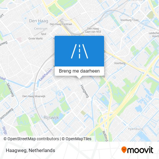 Haagweg kaart
