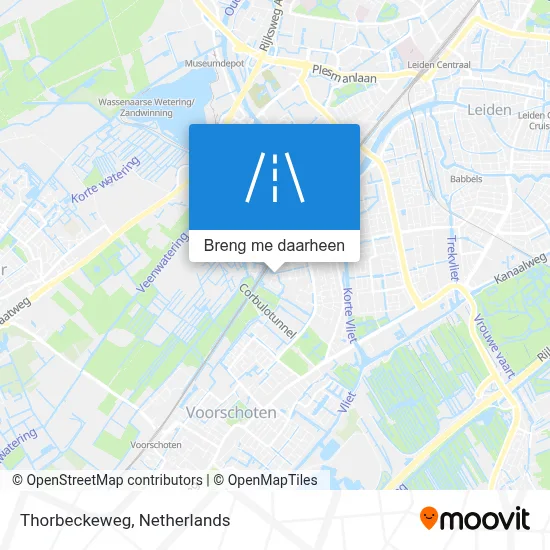 Thorbeckeweg kaart