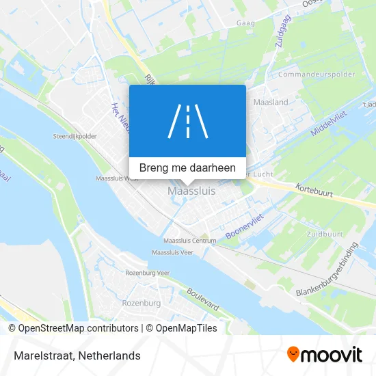 Marelstraat kaart