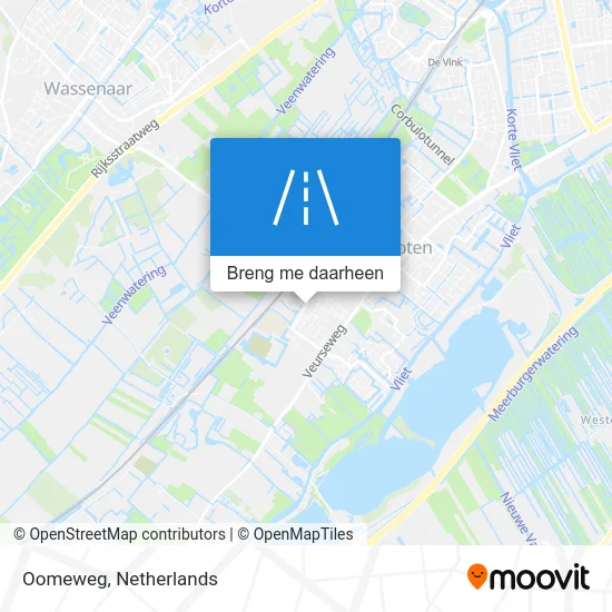 Oomeweg kaart