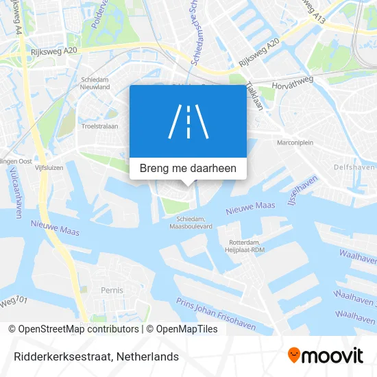 Ridderkerksestraat kaart