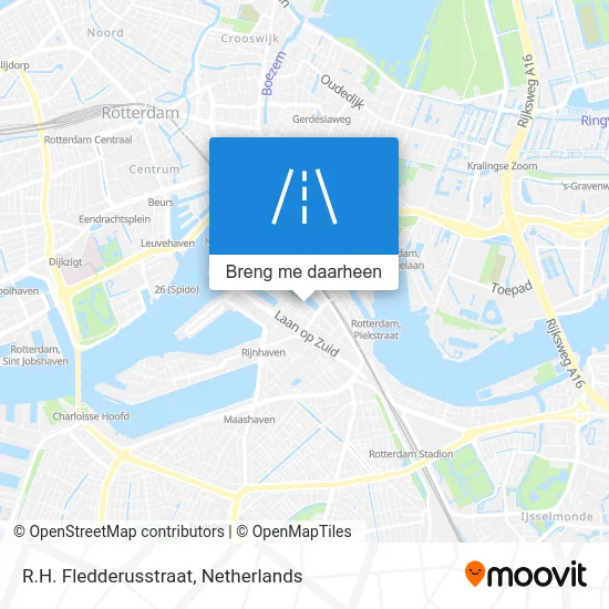 R.H. Fledderusstraat kaart