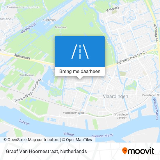 Graaf Van Hoornestraat kaart